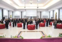 Keterangan foto : Kepala Kantor wilayah Kementerian Hukum dan HAM Jawa Barat R. Andika Dwi Prasetya beserta Jajaran, (Kamis, 28/12/2023) 