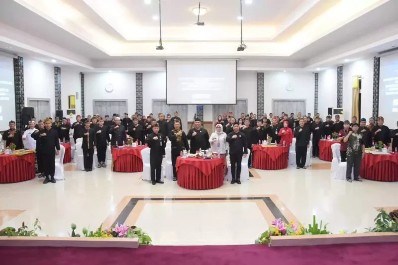 Keterangan foto : Kepala Kantor wilayah Kementerian Hukum dan HAM Jawa Barat R. Andika Dwi Prasetya beserta Jajaran, (Kamis, 28/12/2023) 