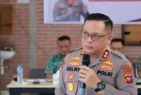 Keterangan foto : Kapolda lampung Irjen Pol Helmy Santika mengapresiasi insan pers kerena ikut membantu Polri melalui literasi dan konten edukatif yang mendorong kesadaran masyarakat dalam memelihara keamanan dan ketertiban, Jumat (29/12/2023)