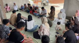 Keterangan Foto : Yayasan Camellia Panduwinata yang kerjasama denganHimpunan Kerukunan Tani Indonesia (HKTI) menggelar acara syukuran atas pembangunan Villa, Minggu (30/12/2023) 
