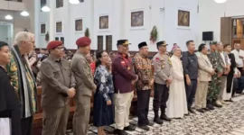 Keterangan foto : Kepala Kantor Wilayah Kementerian Hukum dan HAM Jawa Barat R. Andika Dwi Prasetya dan Forkopimda Jawa Barat, (Senin, 25/12/2023) 