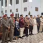 Keterangan foto : Kepala Kantor Wilayah Kementerian Hukum dan HAM Jawa Barat R. Andika Dwi Prasetya dan Forkopimda Jawa Barat, (Senin, 25/12/2023) 