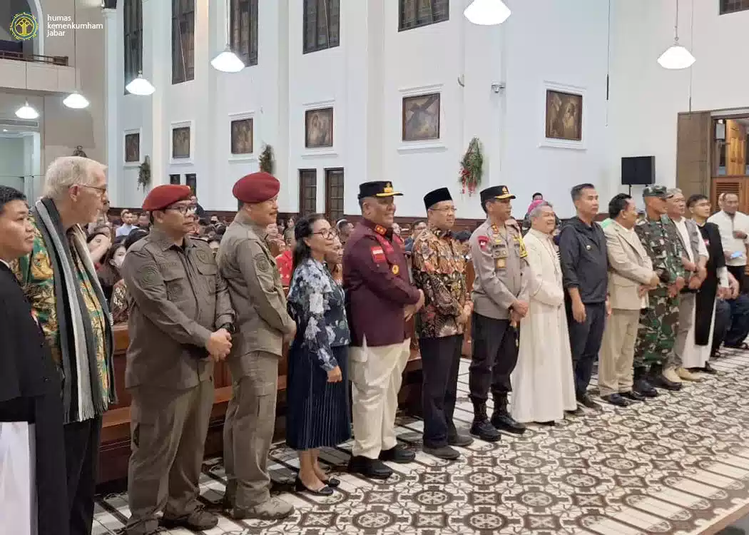 Kakanwil R. Andika Pastikan Keamanan Natal Bersama Forkompimda Jabar Tahun 2023