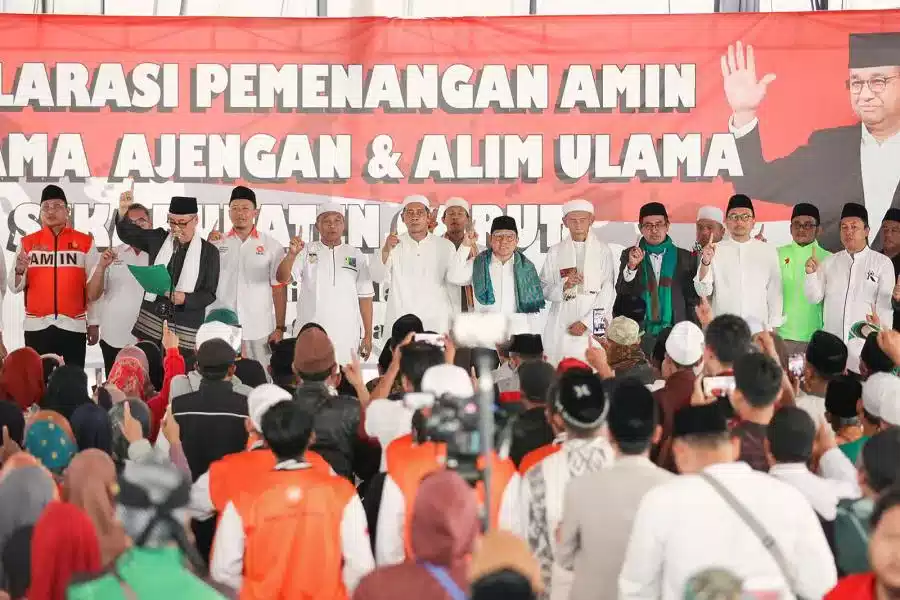 Ratusan Ajengan dan Alim Ulama se-Garut Dukung Anies-Muhaimin