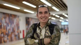 Keterangan foto : Dosen Hukum Pidana Universitas Trisakti, Azmi Syahputra, Senin (30/12/2023) 