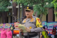 Keterangan foto : Kapolda Lampung Irjen Pol Helmy Santika memastikan perayaan pergantian malam tahun baru 2024 di provinsi setempat berlangsung aman dan kondusif, Senin (1/1/2023)