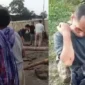 Keterangan foto : Galian yang diduga ilegal di Desa Mekarsari, Kecamatan Rangkasbitung, Kabupaten Lebak ditutup paksa warga, Senin (1/1/2024) 