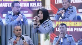 Keterangan foto : Lapas Cirebon Gelar pembahasan Rencana Kerja Tahun 2024,(Selasa, 2/1/2024) 