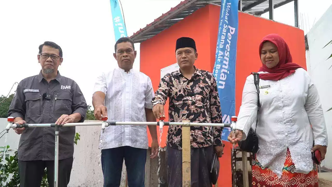 BWA Resmikan Wakaf Sarana Air Bersih ke-52 di Desa Terdampak Gempa Cianjur