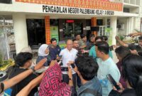 Keterangan foto : Tim kuasa hukum terdakwa Gunawan Wibakso menyebut bahwa keseluruhan proses akuisisi saham telah sesuai dengan peraturan, Jumat (5/1/2024)