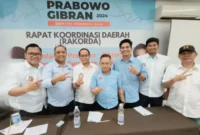Keterangan foto : Relawan Pemenangan Prabowo - Gibran Restu Indonesia, (Minggu, 7/1/2024)