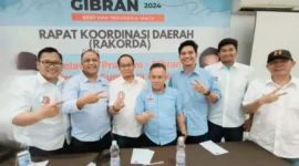 Keterangan foto : Relawan Pemenangan Prabowo - Gibran Restu Indonesia, (Minggu, 7/1/2024) 