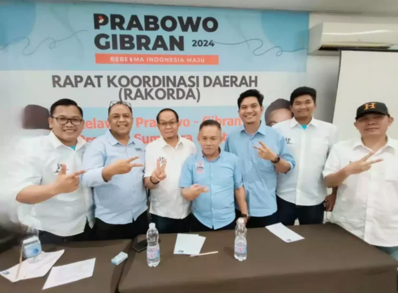 Keterangan foto : Relawan Pemenangan Prabowo - Gibran Restu Indonesia, (Minggu, 7/1/2024) 