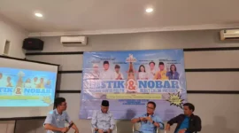 Keterangan foto : Relawan Semeton Prabowo menggelar seri Bincang Santai Politik (Bistik) ke dua yang dilaksanakan di Bandar Lampung, Minggu, (7/1/2024)