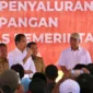 Keterangan foto : Presiden RI Jokowidodo Berkunjung ke Serang, salurkan bantuan pangan melalui Bulog dan BAPANAS, (Senin, 8/1/2024) 
