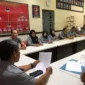 Keterangan foto : Kepala Lapas Cirebon Yan Rusmanto Beserta Staff dan Jajaran Pegawai ikuti Rapat, (Selasa, 9/1/2024) 