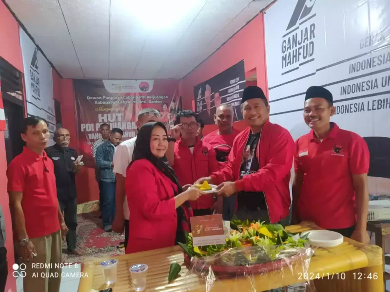 Keterangan foto : Partai Demokrasi Indonesia Perjuangan atau PDIP Menggelar hari ulang tahun ke-51 pada Rabu, 10 Januari 2024.