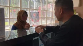 Keterangan foto : Layanan kunjungan keluarga warga binaan lapas cirebon berikan pelayanan prima dan terbaik, (Kamis, 11/1/2024) 