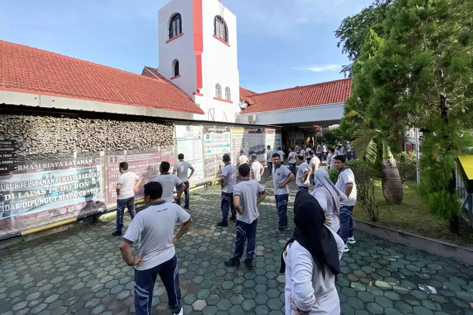 Lapas Cirebon Laksanakan Senam Rutin dalam Program Pasbi Sewagar