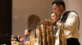 Keterangan poto : Suasana Meriah Event PPI di Langit Eropa ( Jerman ) Pentas Musik Tradisional Indonesia 3/1/2024