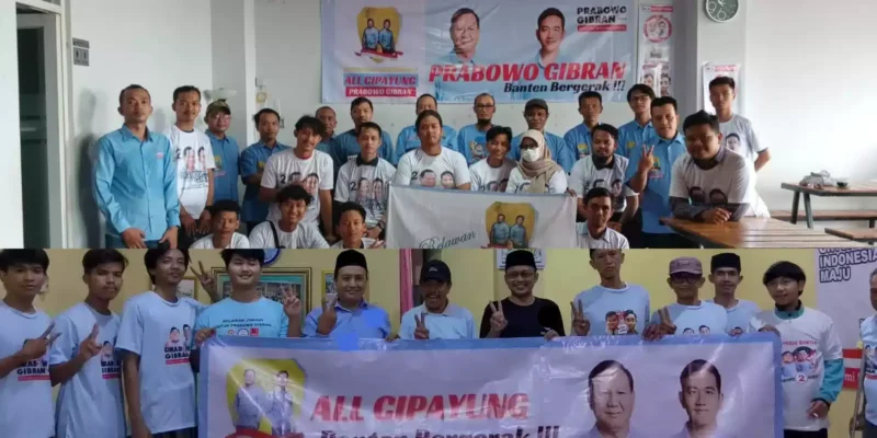 Keterangan foto : Relawan All Cipayung dan Alumni Aktivis Kelompok Cipayung melakukan konsolidasi bersama kawan kawan genz milenial, Senin (15/1/2024)