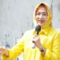 Keterangan foto : Mantan Wali Kota Tangerang Selatan yang juga Calon Gubernur Banten Airin Rachmi Diany, Sabtu (20/1/2024)