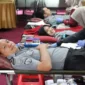 Keterangan foto : Petugas Lapas Cirebon Ikuti Donor Darah Meriahkan Hari Bhakti Imigrasi ke 74,(Selasa, 23/1/2024) 