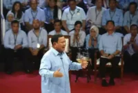 Keterangan foto : Calon Presiden Republik Indonesia Prabowo Subianto, (Jum'at, 26/1/2024)