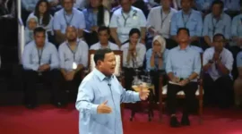 Keterangan foto : Calon Presiden Republik Indonesia Prabowo Subianto, (Jum'at, 26/1/2024) 