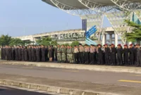 Keterangan foto : Lapas Cirebon Hadiri Upacara Hari Bhakti Imigrasi Ke-74 Kanwil Kemenkumham Jabar, (Jum'at, 26/1/2024)