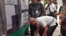 Keterangan foto : Jamintel) Kejaksaan Agung Profesor Reda Manthovani secara resmi meletakan batu pertama pembangunan gedung kantor Jaksa Pengacara Negara (JPN), Jumat, (26/1/24) di Jakarta.