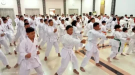 Keterangan foto : Ksatria Lapas Cirebon Ikuti UKT Graha FKI Kemenkumham Jabar, (Minggu, 28/1/2024) 