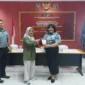 Keterangan foto : Kepala Bapas Kelas II Bogor Teolina Saragih Bersama NCC Berbakti, (Selasa, 30/1/2024) 