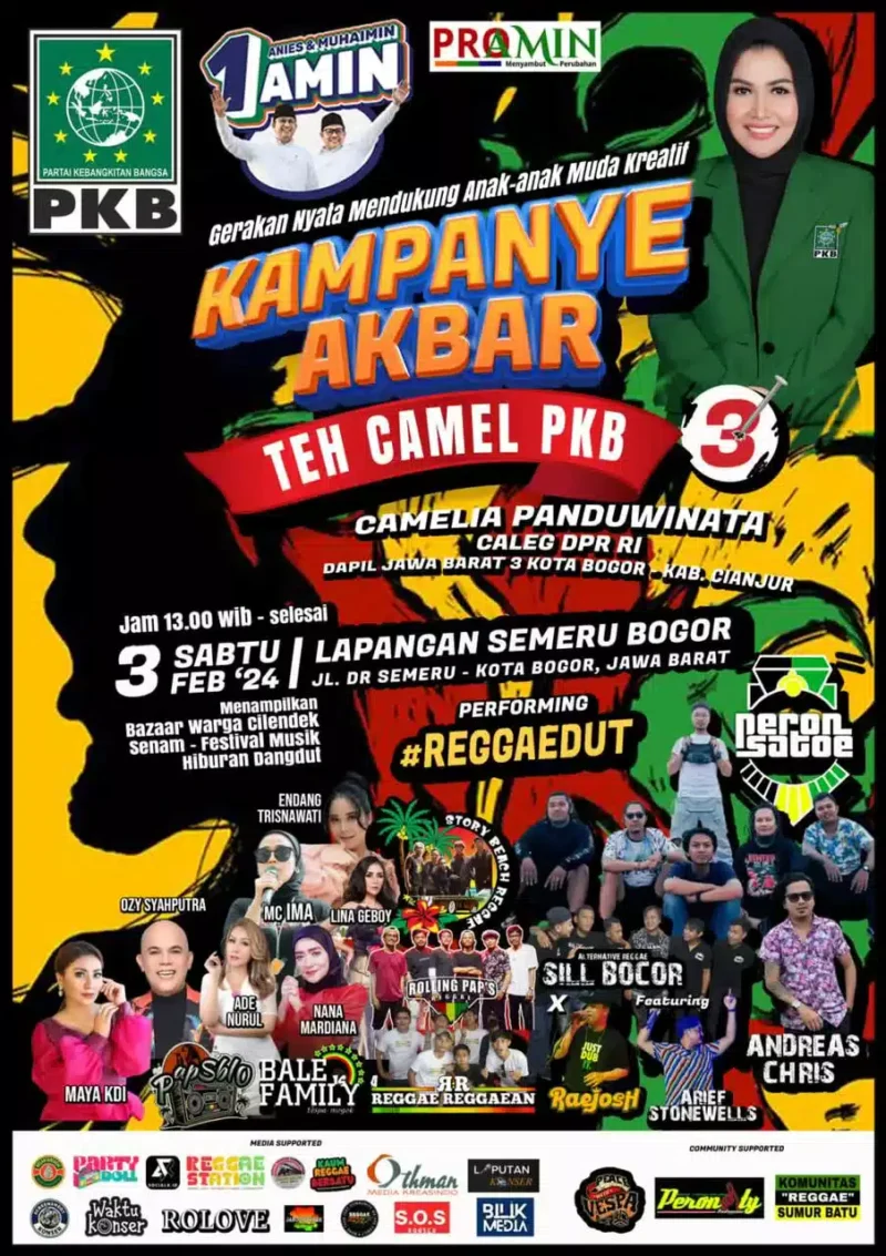 Keterangan foto : Camelia Panduwinata, Calon Legislatif DPR RI Dapil Jawa Barat 3 Kota Bogor, dan Kabupaten Cianjur, akan menggelar kampanye akbar, Selasa (30/1/2024)