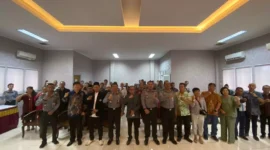 Keterangan foto : Lapas Narkotika Kelas IIA Gunung Sindur melaksanakan Penandatanganan Perjanjian Kerjasama (PKS) dengan berbagai stakeholder, Selasa (30/1/2024)