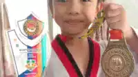 Siswa Min 2 Serang Sabet Medali Emas di Kejuaraan Taekwondo Banten Open Vll I Teras Media