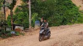 Keterangan foto : Tambang emas PT Samudera Banten Jaya (PT SBJ) yang berlokasi di Kampung Cikoneng, Desa Warung Banten, Kecamatan Cibeber, Lebak kembali menjadi resah lantaran diduga melibatkan oknum TNI dari anggota Polisi Militer (PM), Rabu (2/1/2024)