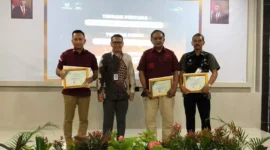 Keterangan foto : Lapas Cirebon Raih peringkat ketiga Sangat Baik Kinerja Pelaksanaan Anggaran Semester II Tahun 2023