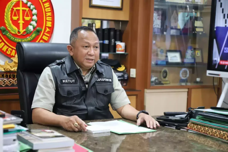 Keterangan foto : Kepala Pusat Penerangan Hukum (Kapuspenkum) Kejaksaan Agung RI, Ketut Sumedana, Kamis (1/2/2024)