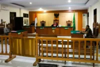 Keterangan foto : Kepala Kejaksaan Negeri (Kajari) Tolitoli Albertinus P, Napitupulu SH MH mengapresiasi kinerja Pengadilan Negeri (PN) Tolitoli dibawah komando Arri Djami SH MH terkait penegakan hukum untuk memberantas Penambangan Emas Tanpa Ijin (PETI), Jumat (2/2/2024)