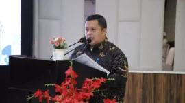 Keterangan foto : Kepala Perwakilan Ombusdman Banten, Fadli Afriadi, dalam konferensi pers Pengawasan Pelayanan Publik Tahun 2023 hari ini di kantor Ombudsman Banten, Kota Serang, Kamis (1/2/2024)