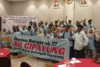 Keterangan foto : Para Penggerak organisasi Relawan Alumni Aktivis Kelompok All Cipayung Provinsi Banten hadiri Deklarasi dan konsolidasi, Jumat (2/2/2024)