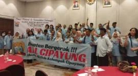 Keterangan foto : Para Penggerak organisasi Relawan Alumni Aktivis Kelompok All Cipayung Provinsi Banten hadiri Deklarasi dan konsolidasi, Jumat (2/2/2024)