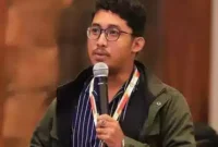 Keterangan foto : Tokoh Pemuda Bali, Arya Gangga yang juga merupakan aktivis Bali, Sabtu (3/2/2024)