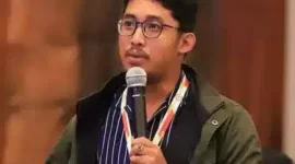 Keterangan foto : Tokoh Pemuda Bali, Arya Gangga yang juga merupakan aktivis Bali, Sabtu (3/2/2024)
