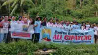 Keterangan foto : Relawan Alumni Aktivis Kelompok All Cipayung Provinsi Banten kembali melakukan konsolidasi ke perkampungan dan pedesaan yang ada di Kabupaten Serang, Senin (5/2/2024)