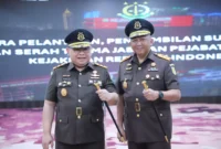 Keterangan foto : Dr R Narendra Jatna resmi menjabat sebagai Kepala Kejaksaan Tinggi (Kajati) DKI Jakarta menggantikan Prof Dr Reda Mathovani, Selasa (6/2/2024)