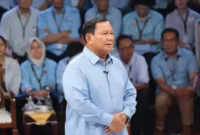 Keterangan foto : pasangan calon presiden (capres) nomor urut 2, Prabowo Subianto, Kamis (7/2/2024)