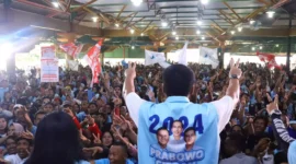 Keterangan foto : Maruarar Sirait alias Ara melalui jaringannya di berbagai daerah terus bergerak agar target untuk memenangkan calon presiden (capres) Prabowo Subianto dan calon wakil presiden (cawapres) Gibran Rakabuming Raka sekali putaran bisa tercapai pada tanggal 14 Februari 2024 mendatang.