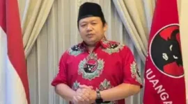 Keterangan foto : Ketua DPC PDI Perjuangan Kabupaten Tangerang Irvansyah Asmat, Sabtu (10/2/2024)